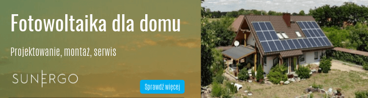 Fotowoltaika dla domu - SunErgo